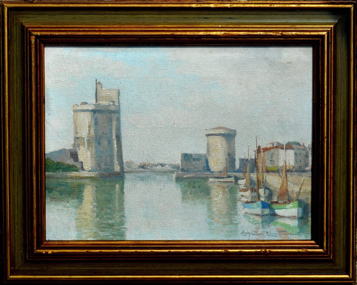 Christian  Couillaud (1904/1964) La Rochelle - Le Port