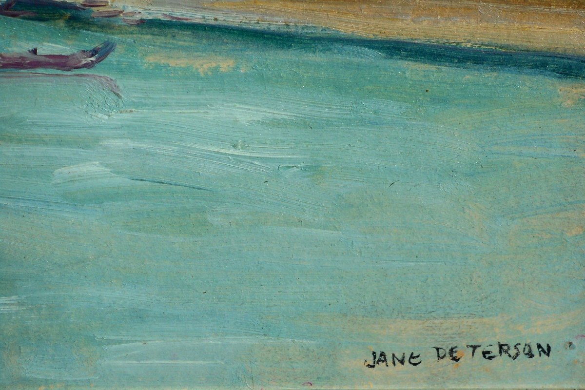 Jane Peterson (1876–1965) Venice - La Pointe De La Douane-photo-3