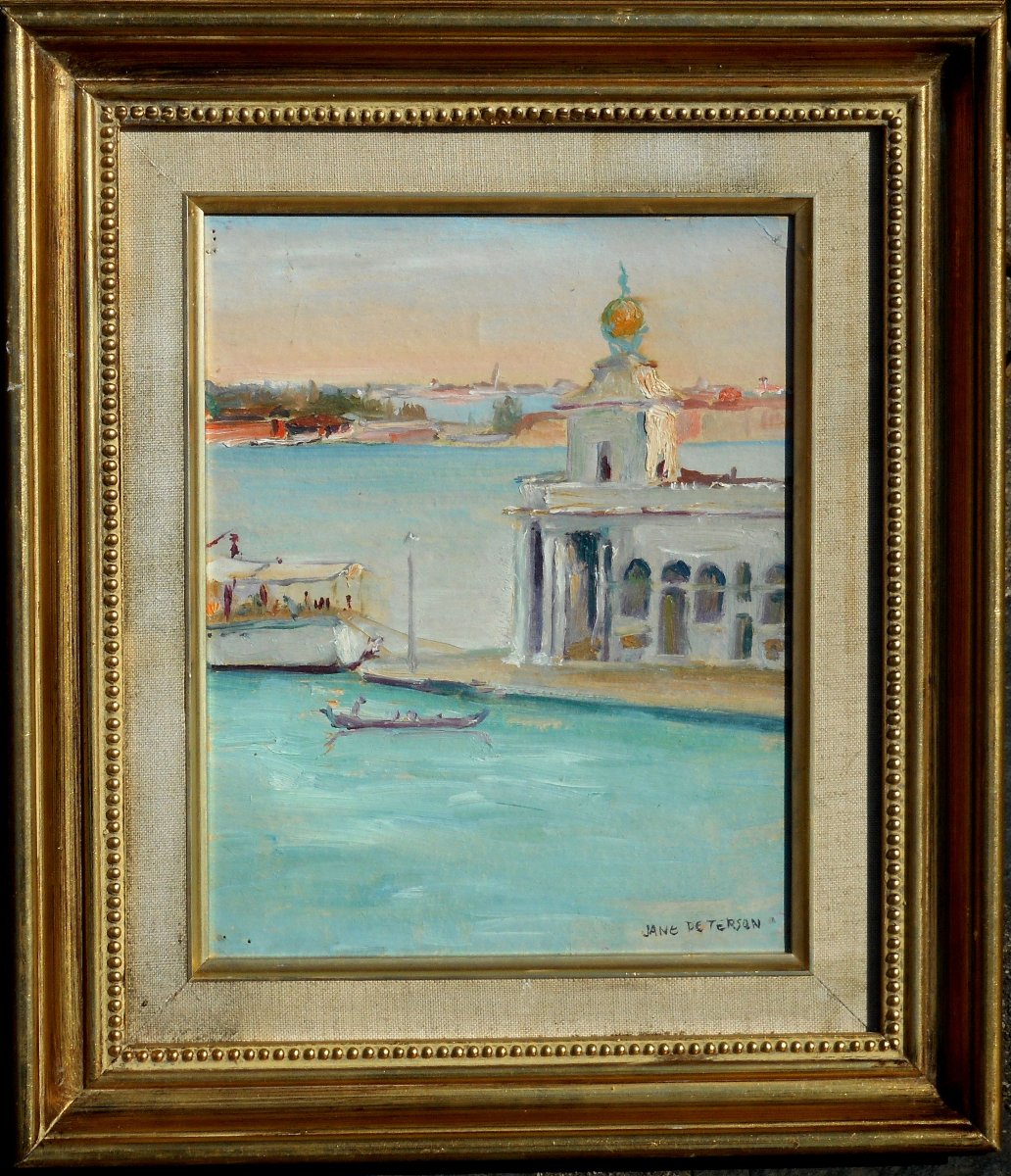 Jane Peterson (1876–1965) Venice - La Pointe De La Douane