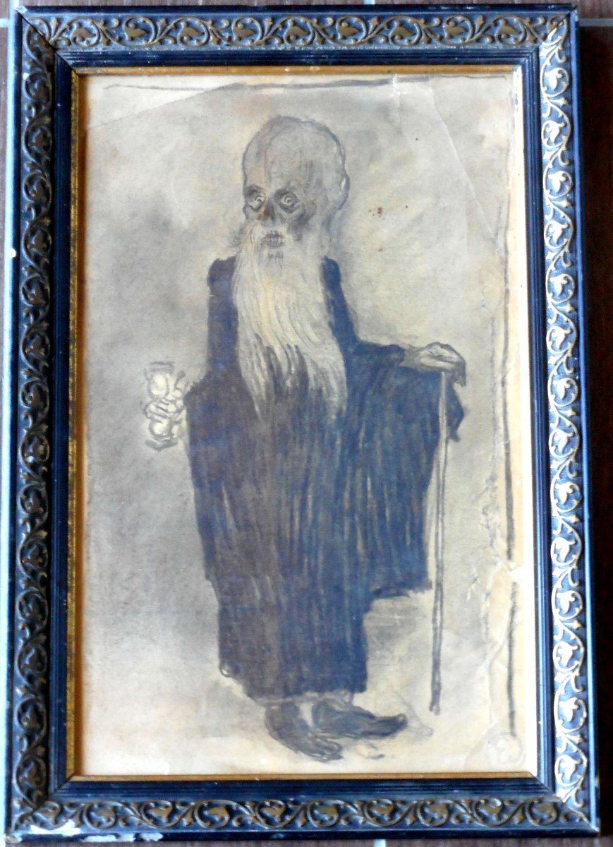 Edmond CUISINIER (1857/1917) dessin 29 x 18 cm-photo-4