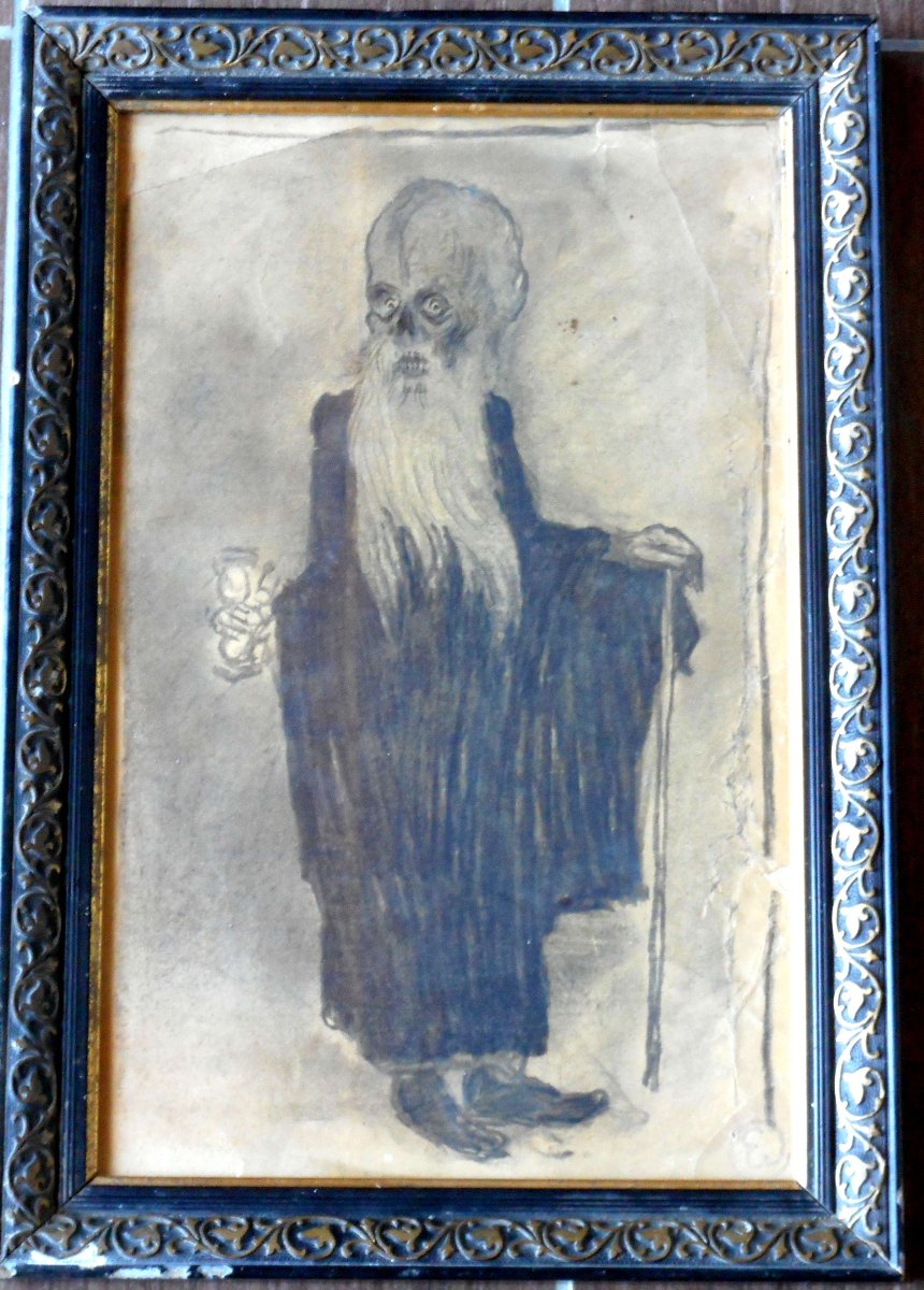 Edmond CUISINIER (1857/1917) dessin 29 x 18 cm