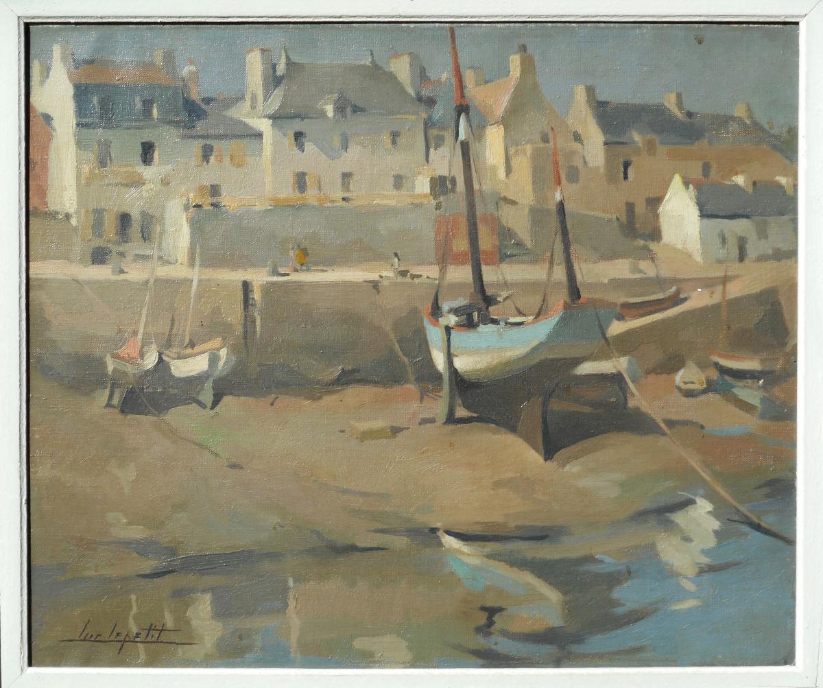 LUC LEPETIT(1904/1981)port HALIGUEN QUIBERON BRETAGNE-photo-2