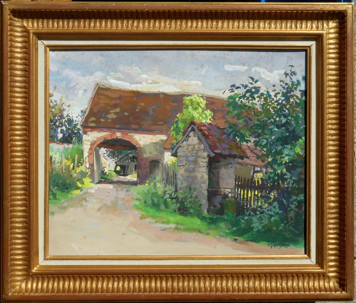 Emile PRODHON (1881/1974) peintre de la vallée de la MARNE-photo-3