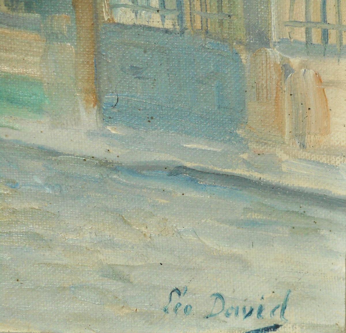 Léo DAVID(1864/1952) La Rochelle Phare d'Alignement du port-photo-4