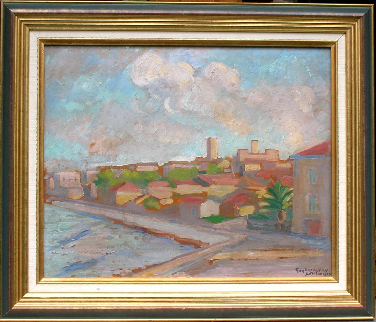 Guy DEZAUNAY (1896/1964) ANTIBES 1927