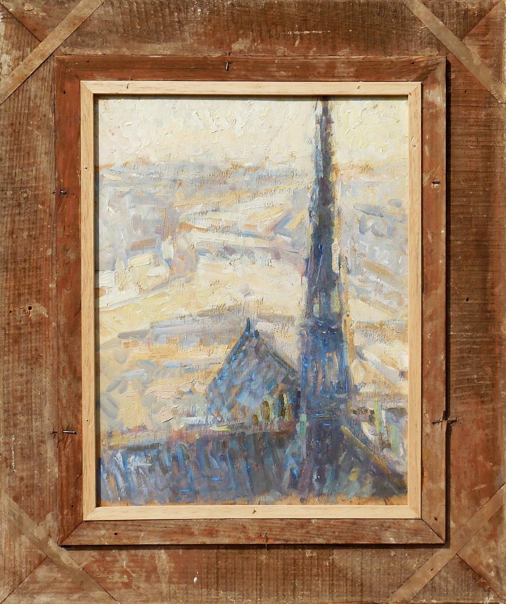 Nicolas TARKHOFF (1871-1930) Fête foraine à PARIS et cathédrale NOTRE DAME -photo-4