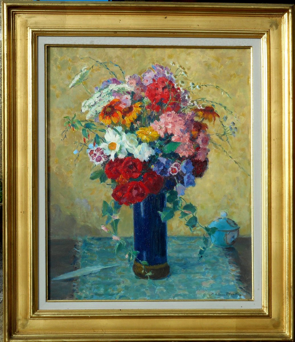Madeleine Plantey (1890-1985) Hst 61x50cm -lyon
