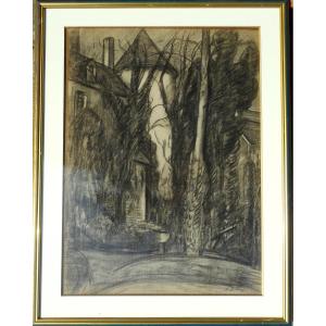 Léon Detroy (1857-1955) "the Castle Of Gargilesse" School Of Crozant - Leon Detroy