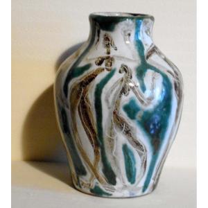 ROBERT PICAULT (1919/2000)  vase H 23 cm