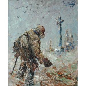 Prudent Pohl Dit Zanaroff ( 1885/1966) Hsp 61 X 50 Cm 1948