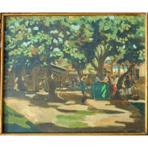 Henry Van Velthuysen (1881/1954) Indonesia - Indonesian Market Circa 1920