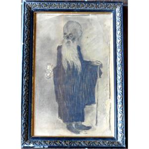 Edmond Cuisinier (1857–1917), Drawing, 29 X 18 Cm