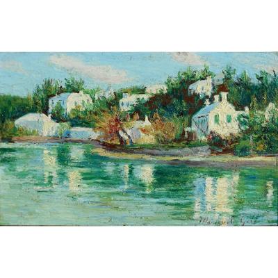 MARIQUITA GILL(1861/1915) impressionniste américain GIVERNY