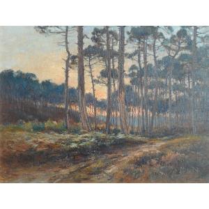 Marius Gueit (1877-1956) Landes Landscape (sourgen)