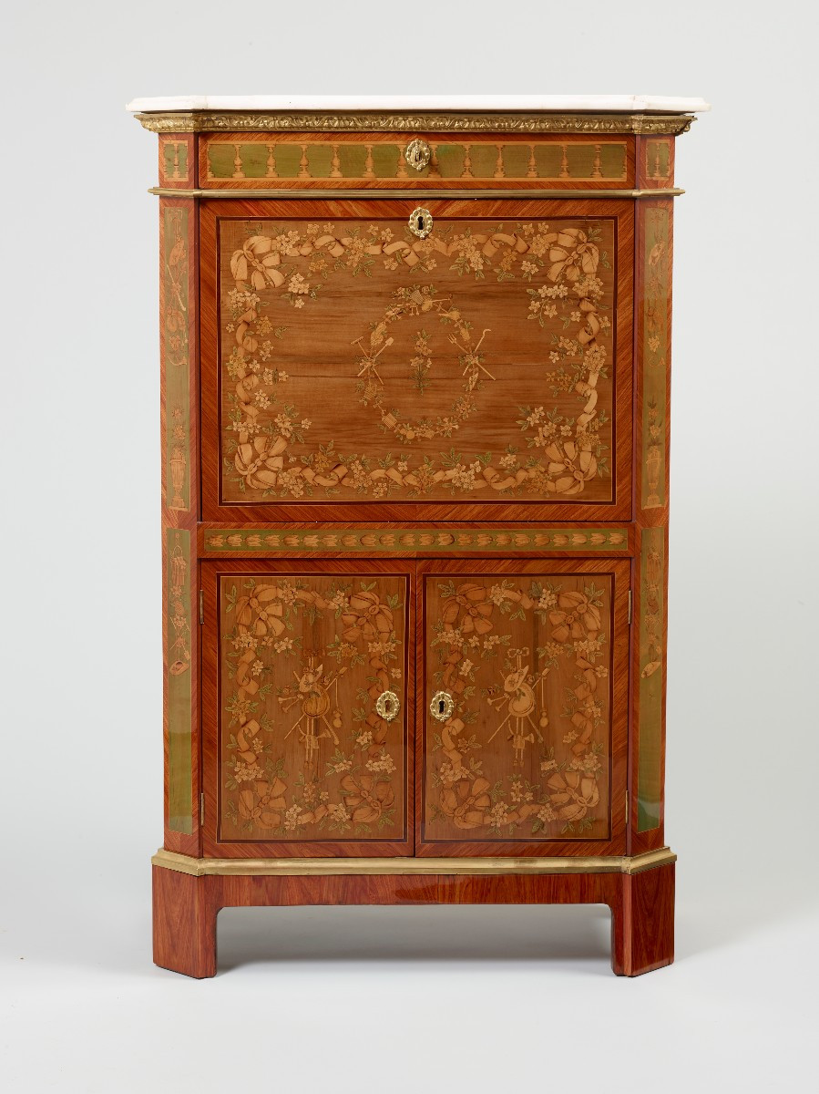 Petit secrétaire de Dame  Louis XVI estampillé Evald-photo-2