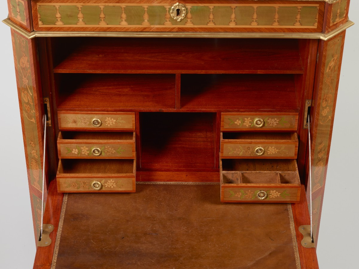 Petit secrétaire de Dame  Louis XVI estampillé Evald-photo-1