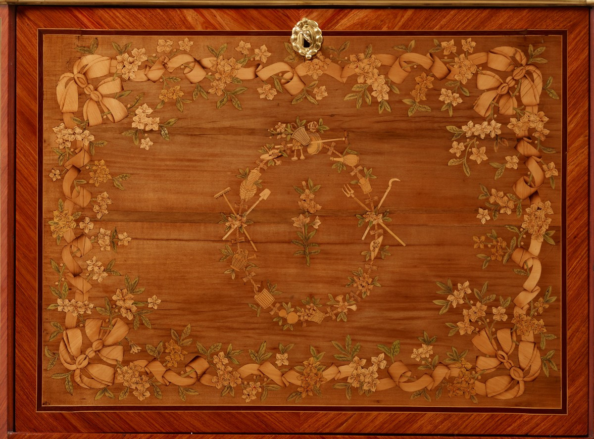 Petit secrétaire de Dame  Louis XVI estampillé Evald-photo-2