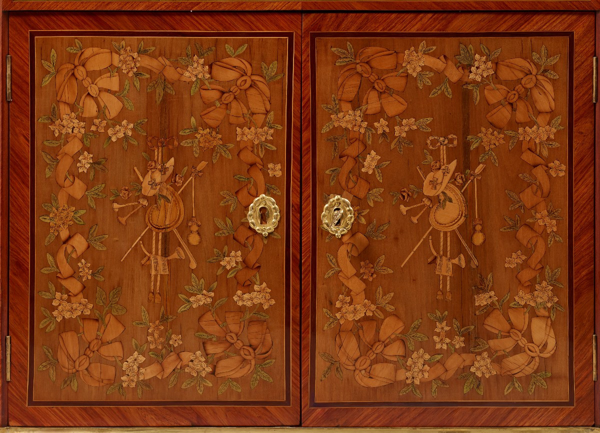 Petit secrétaire de Dame  Louis XVI estampillé Evald-photo-3