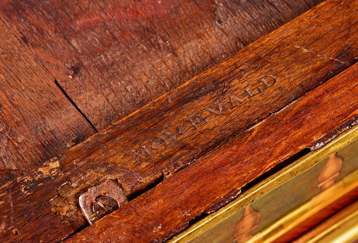 Petit secrétaire de Dame  Louis XVI estampillé Evald-photo-6