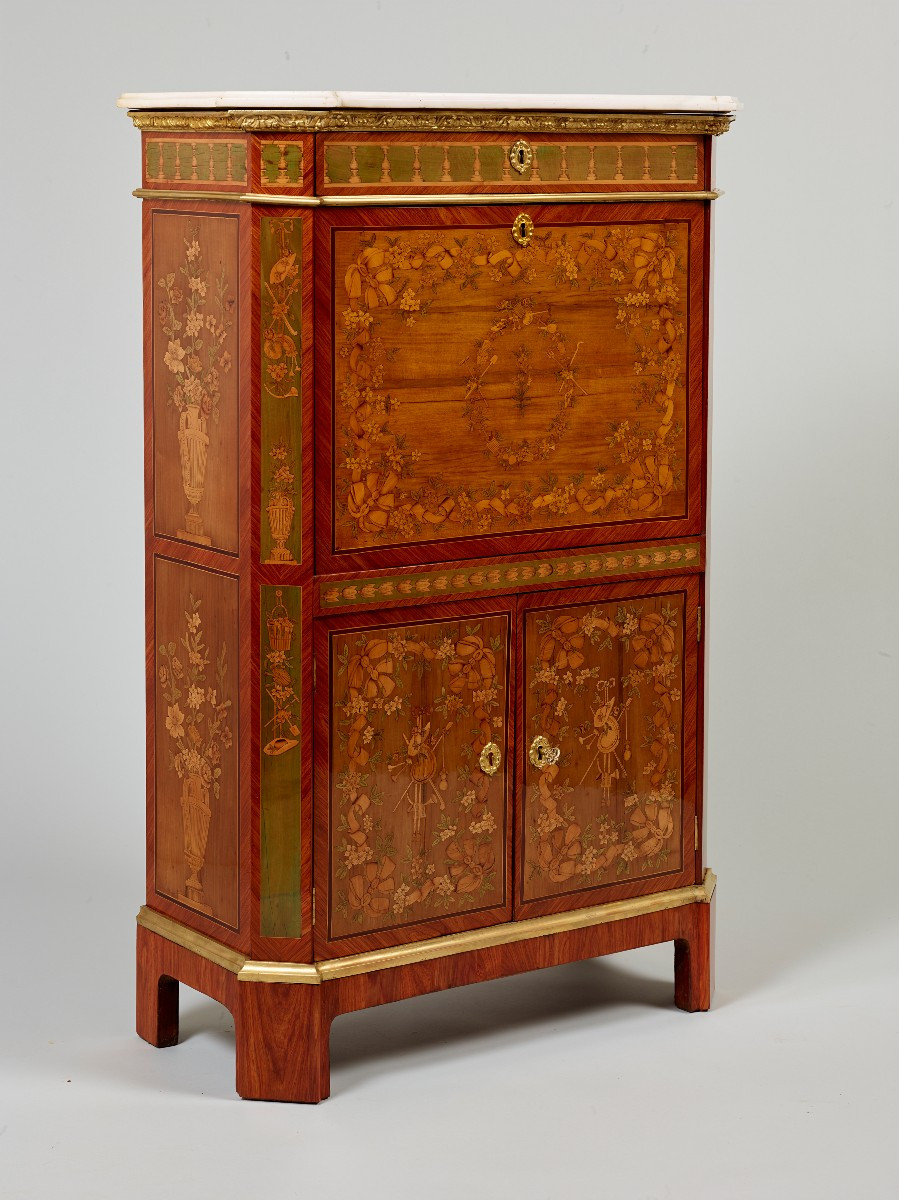 Petit secrétaire de Dame  Louis XVI estampillé Evald