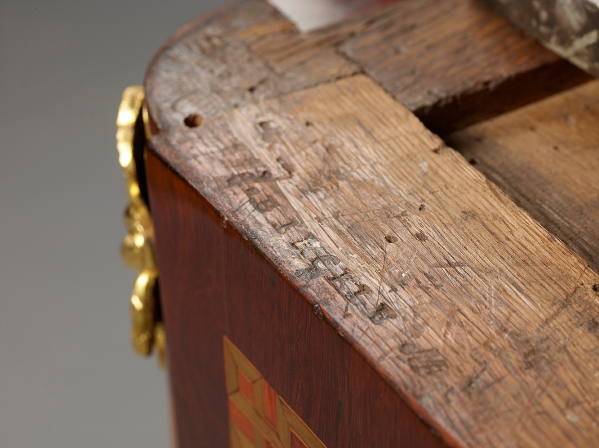 Transition Period Chest Of Drawers Stamped Bircklé L.xv-l.xvi-photo-4