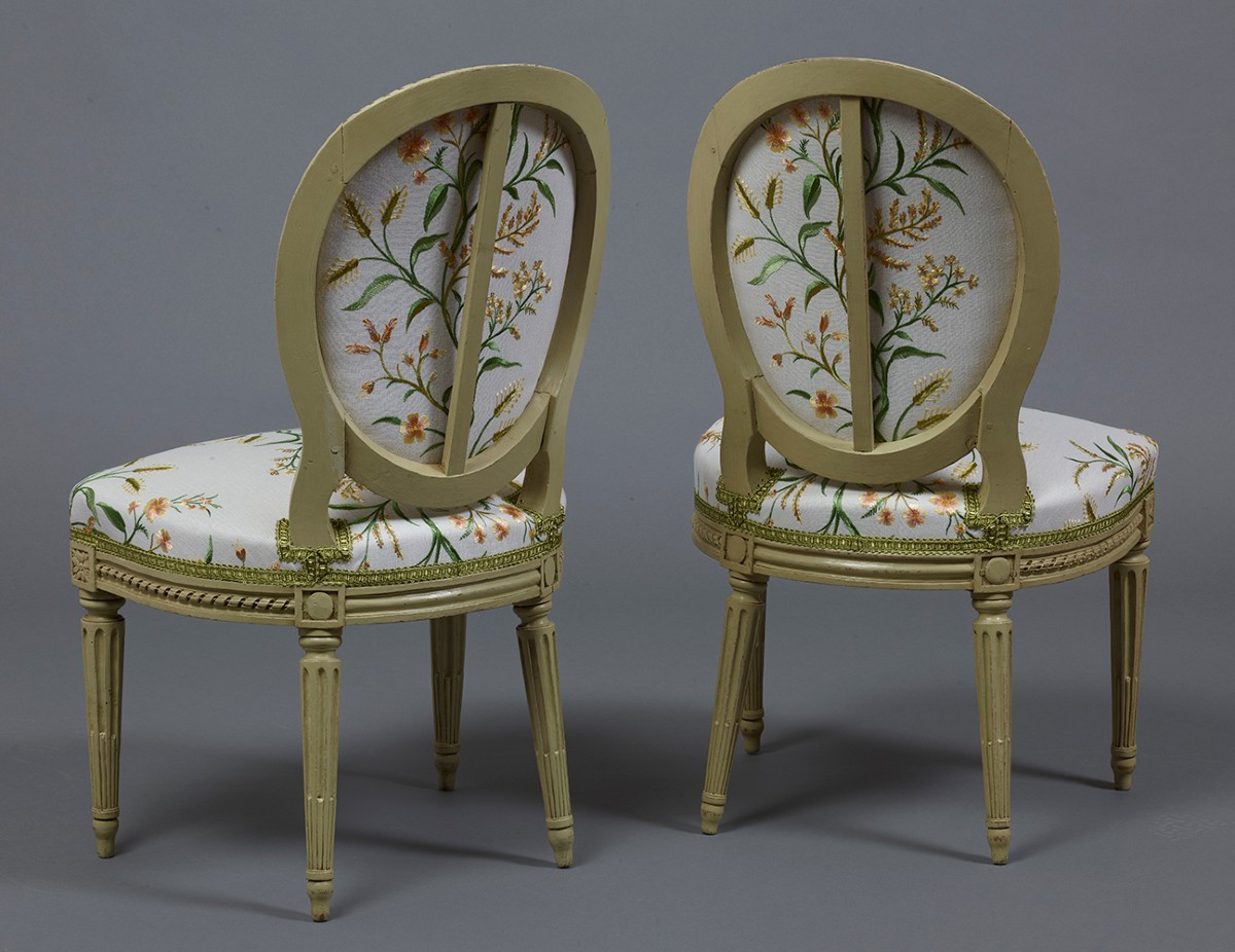 Pair Of Chairs Stamped G.jacob-photo-2