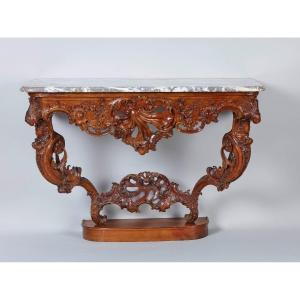 Richly Carved Console L.xv