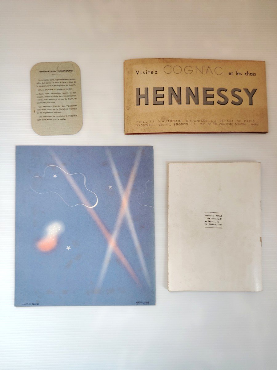 Lot Of Documents From The 1937 Paris International Exhibition-photo-2