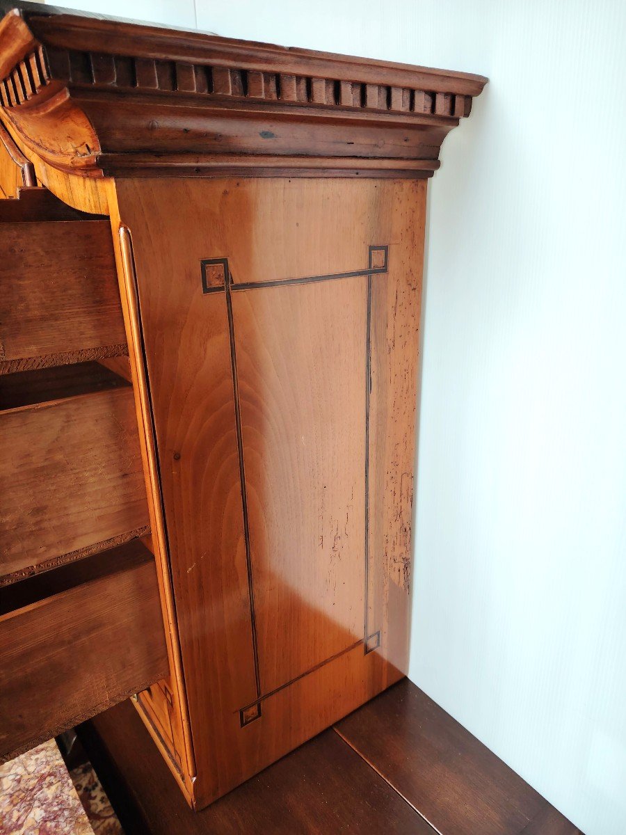 18th Century Marquetry Cabinet, Unique Dutch Piece-photo-2