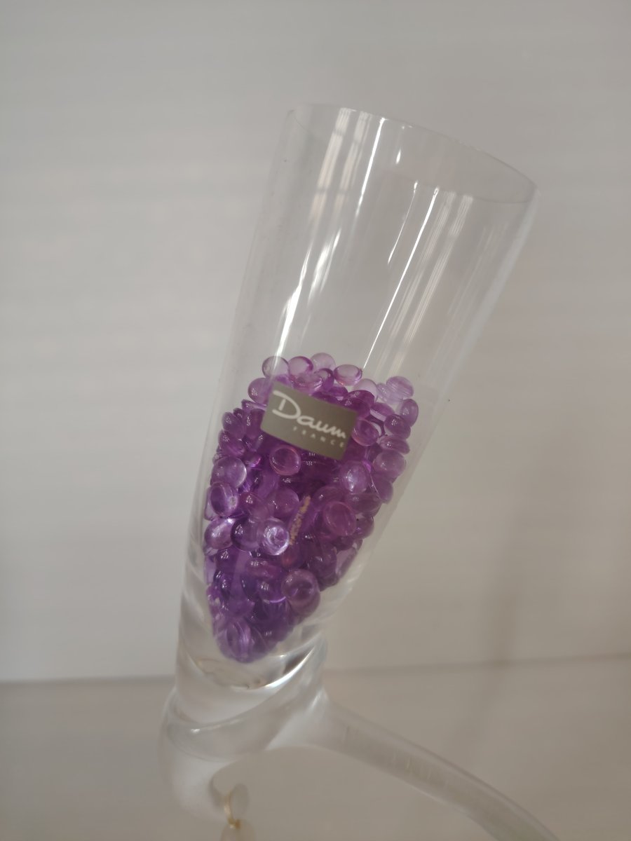 DAUM Pate de verre Verre Coupe de champagne rare Daum x hilton Macconnico-photo-2