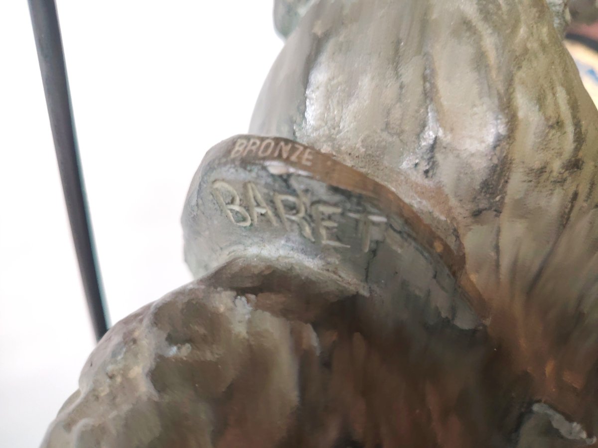 BRONZE ORIENTALISTE " LE MEHARISTE" de BARET 1930 -photo-4