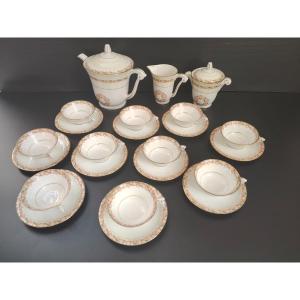 HAVILAND Ch. Field le Tanneur service à café porcelaine Limoges.
