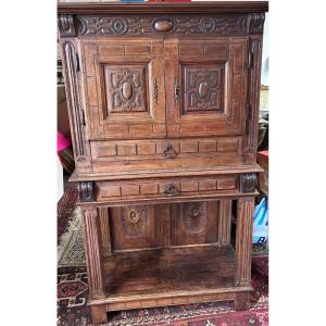 A Decorative And Well-proportioned Renaissance-style Sideboard From The Late 19th Century.