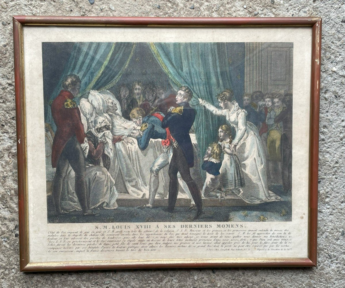 Estampe - Louis XVIII - Royaliste-photo-4