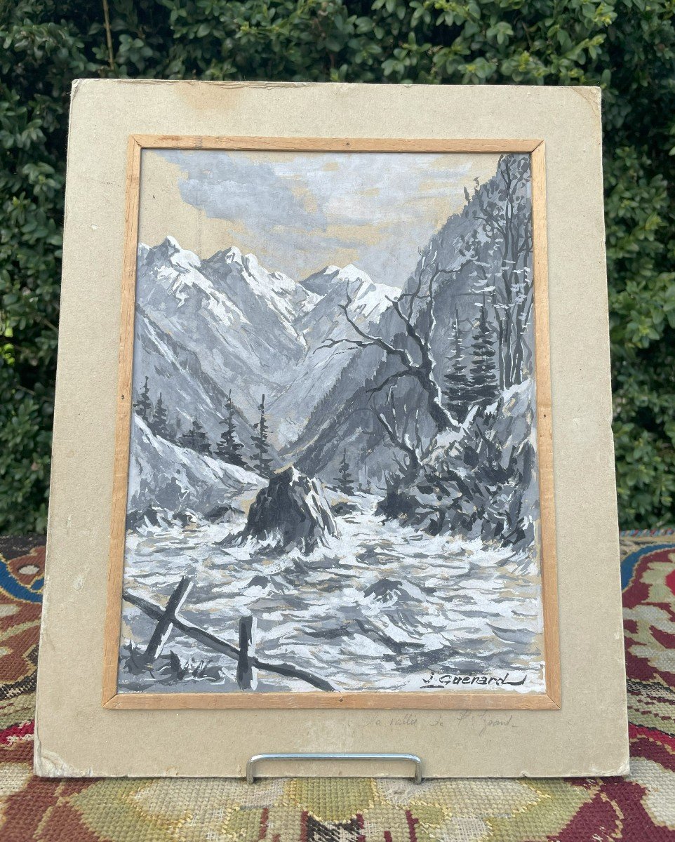 Lucien Quenard - Mountain Landscape -