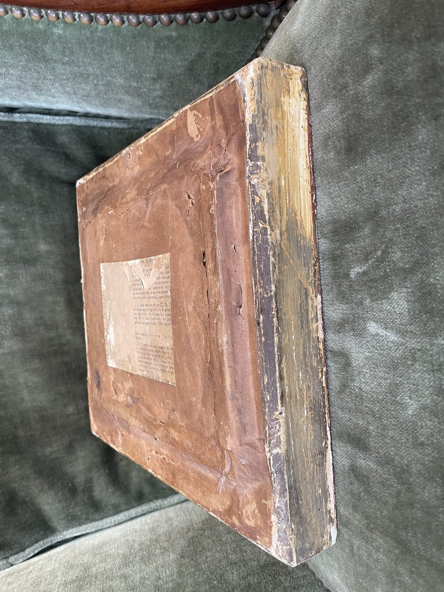 Repentant Mary Magdalene - 19th Century Gouache-photo-3