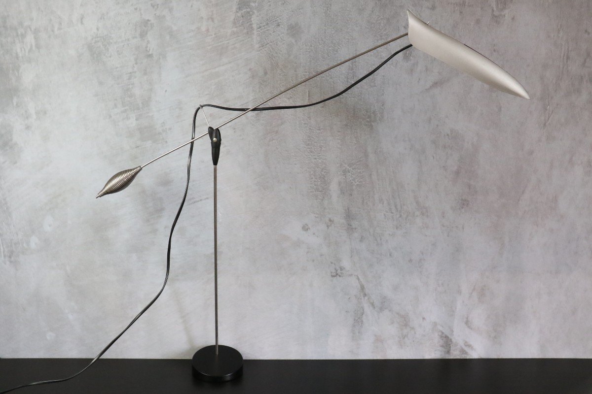 Bernhard Dessecker Large Designer Lamp With Rocker-photo-3