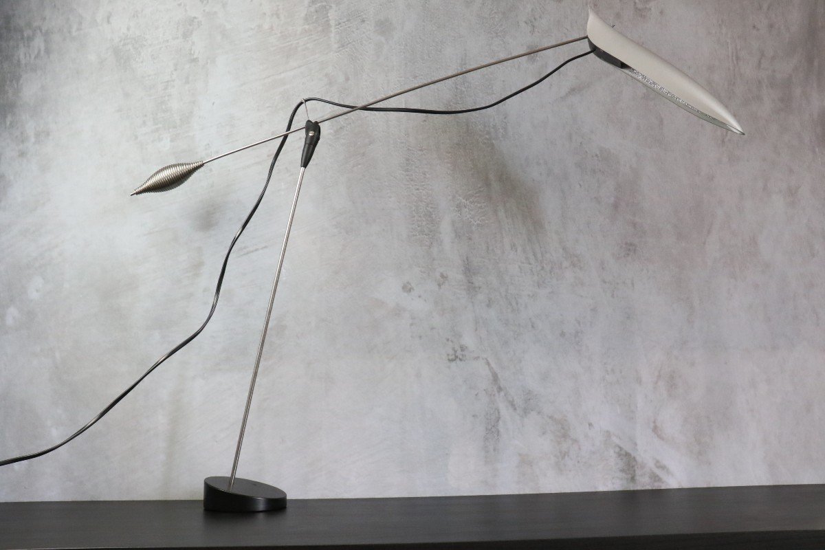 Bernhard Dessecker Large Designer Lamp With Rocker