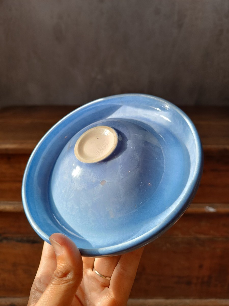 Blue Ceramic Cup By Marc Uzan Era Girel Lanusé Guerrier-photo-2