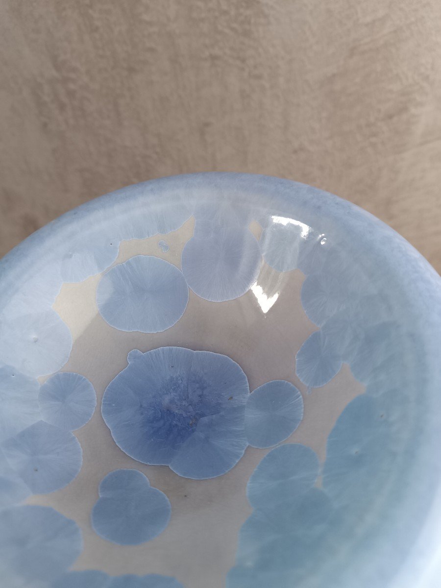 Coupelle Bleue Céramique De Marc Uzan Era Girel Lanusé Guerrier-photo-6