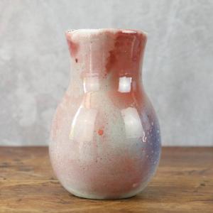 Vase à glaçure rosée et bleutée par Robert Chiazzo - Bormes Les Mimosas - Era Vallauris Ramié