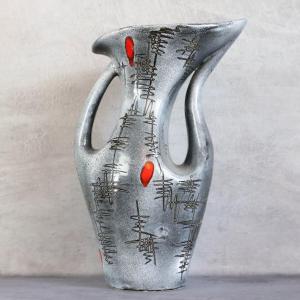 Très Grand Vase Par François Caleca, Vallauris Era Capron Picault