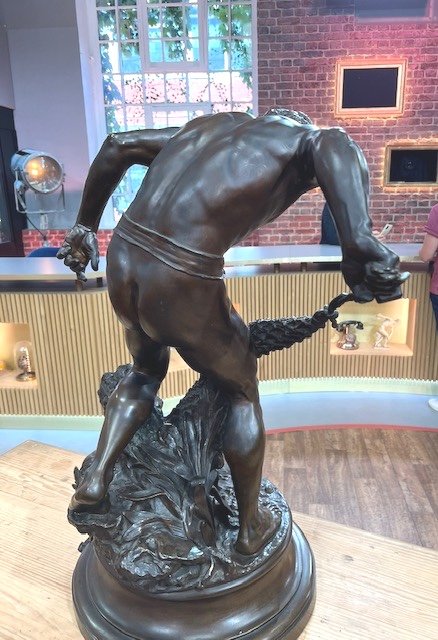 Bronze Signé  Léon Eugène Longepied 1849-1888 -photo-1