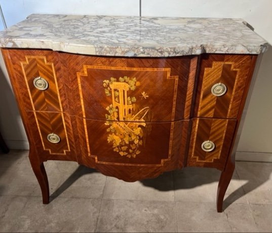 Twentieth Commode Transition Style Louis XV -xvi