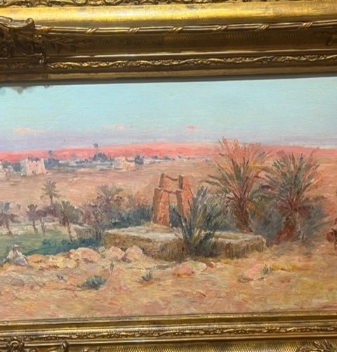Orientalist Painting Signed Constant Louche-photo-3