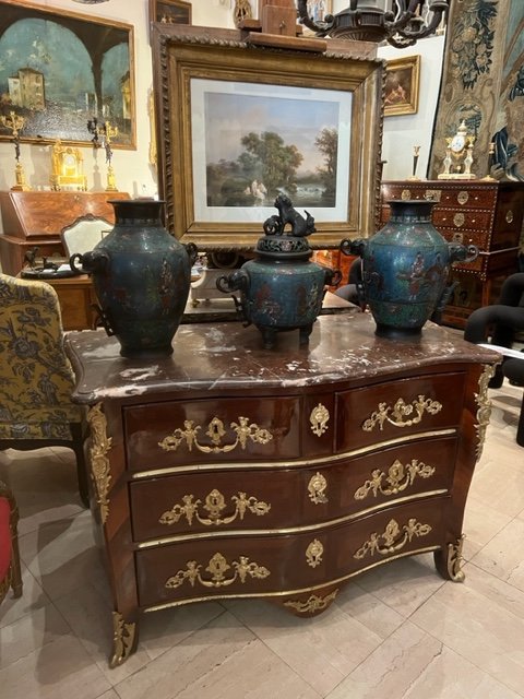 Louis XV Period Chest Of Drawers-photo-4