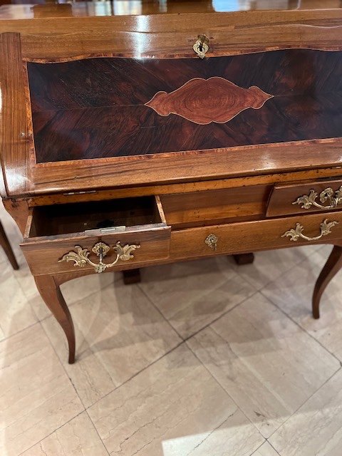 Bureau Dos d'âne d'époque Louis XV -photo-4