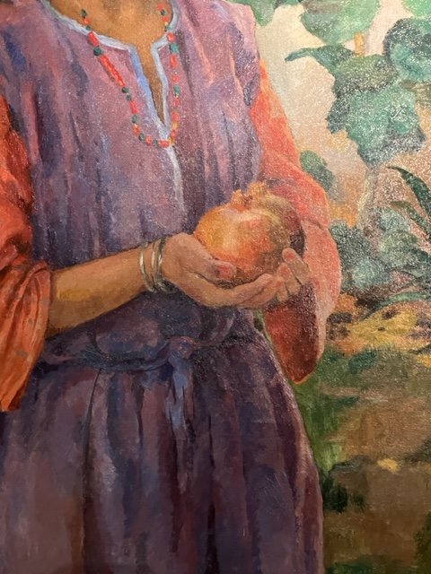 Jeune Fille Orientale signée" Eugène Corneau "-photo-2