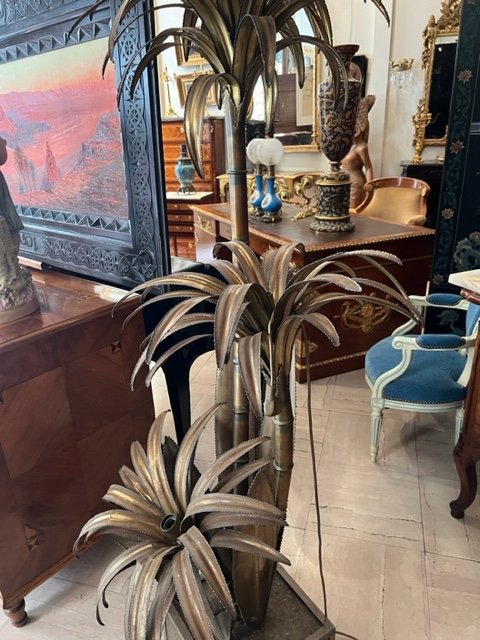 Floor Lamp Attributed To Maison Jansen-photo-1