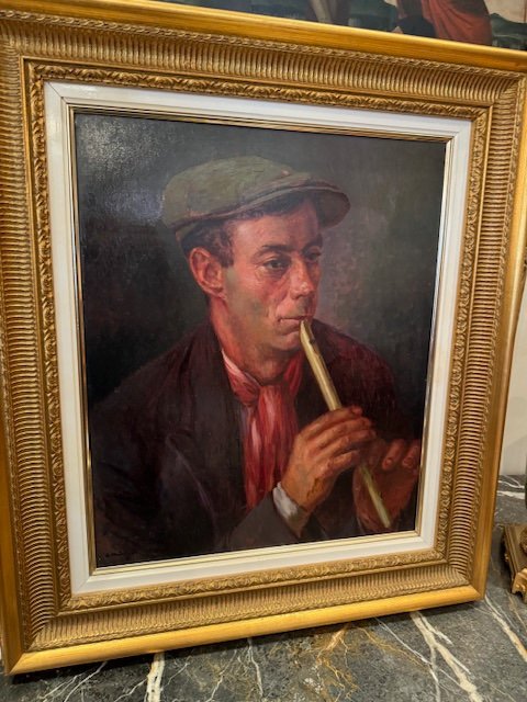Corsican Painter Signed Madrigali Olinthe-photo-1